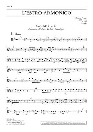 Vivaldi: L'Estro Armonico op. 3/10 RV 580 / PV 97