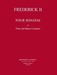Friedrich der Große: Vier Sonaten für Flöte und Basso continuo