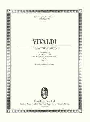 Vivaldi: Die vier Jahreszeiten op. 8/1 RV 269 / PV 241