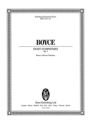 Boyce: 8 Symphonies op. 2
