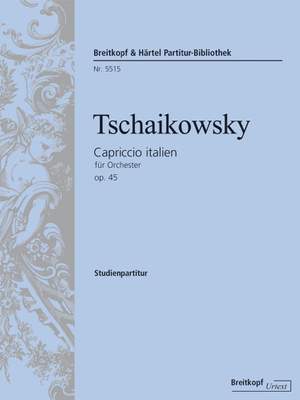 Tchaikovsky: Capriccio italien op. 45