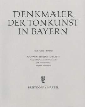 Platti: Ausgewählte Concerti für Violoncello