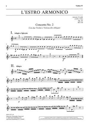 Vivaldi: L'Estro Armonico op. 3/2 RV 578 / PV 326