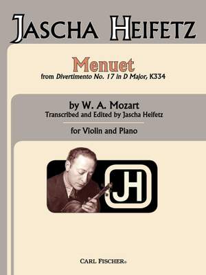 Mozart: Menuet from Divertimento 17 (CF)