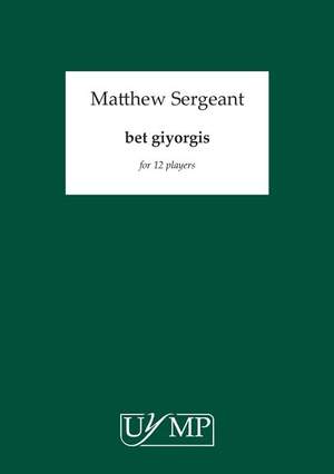 Matthew Sergeant: Bet Giyorgis