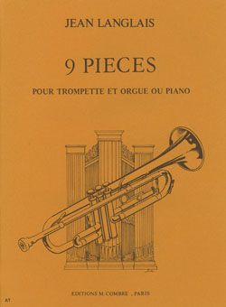 Langlais, Jean: 9 Pieces (trumpet and piano)