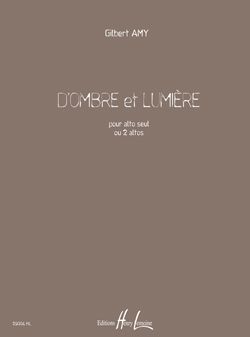 Amy, Gilbert: D'ombre et Lumiere (solo viola/2 violas)