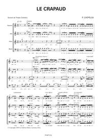 Chepelov, Pierre: Crapaud, Le (4 mixed voices) (10-pack)