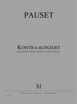 Pauset, Brice: Kontra-konzert (score)