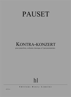 Pauset, Brice: Kontra-konzert (score)
