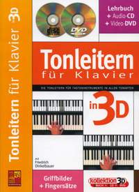 Dinkelbauer, F: Tonleitern für Klavier in 3D