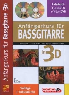 Nagler, F: Anfängerkurs für Bassgitarre in 3D