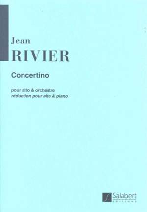 Rivier: Concertino for Viola