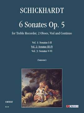 Schickhardt, J C: 6 Sonates Op.5 Vol.2 op.5