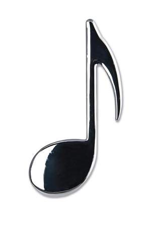 8th Note silver magnetic