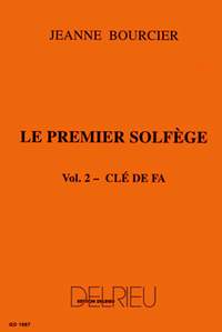 Bourcier, Jeanne: Premier solfege Vol.2 - Cle de Fa