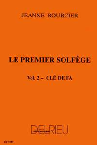 Bourcier, Jeanne: Premier solfege Vol.2 - Cle de Fa