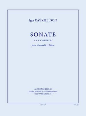 Raykhelson: Sonate en la mineur pour violoncelle et piano