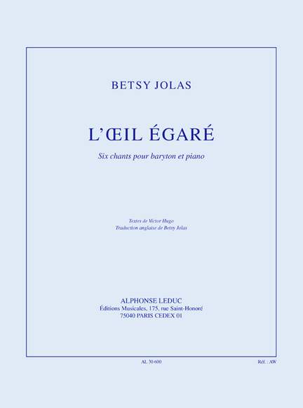 Jolas: L'Oeil Egare