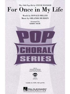 Orlando Murden_Ronald Norman Miller: For once in my life (SSA)