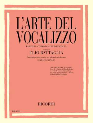 L'Arte Del Vocalizzo - The Art Of The Vocalise