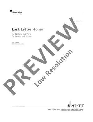 Hoiby, L: Last Letter Home