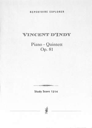 d'Indy: Piano Quintet op.81 (with parts)
