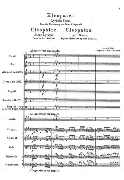 Berlioz: Cléopâtre