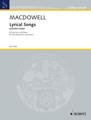 MacDowell, E: Lyrical Songs