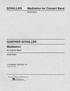 Meditation Concert Band Study Score