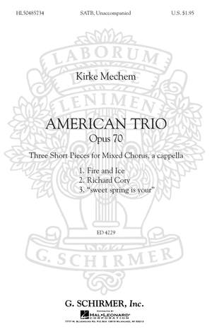 Kirke Mechem: American Trio