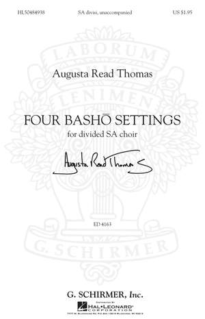 Augusta Read Thomas: Four Basho Settings