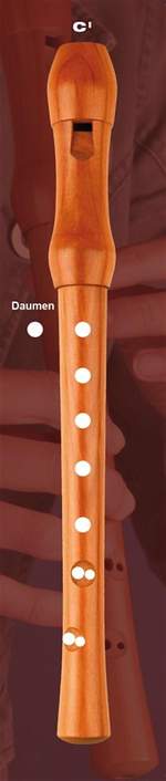 Grifffächer Blockflöte Product Image