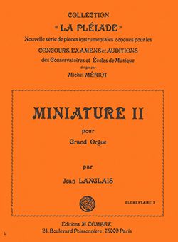 Langlais: Miniature II (organ)