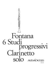 Fontana, L: 6 Capricci (Studi progressivi) for clarinet solo