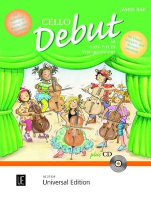 Rae, James: Cello Debut - Pupil's book with CD