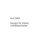 Weill Kurt: Concerto op. 12 Product Image