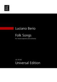 Berio Luciano: Folk Songs