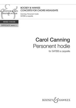 Canning, C: Personent hodie