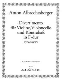 Albrechtsberger, A: Divertimento