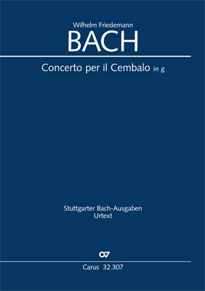 Bach, WF: Concerto per il Cembalo in g