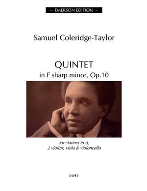 Coleridge-Taylor: Quintet Op. 10