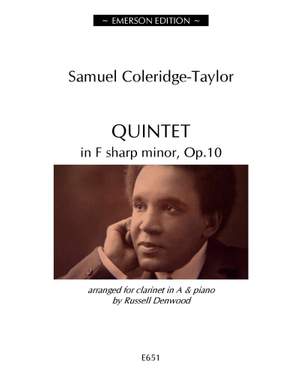 Coleridge-Taylor: Quintet Op. 10