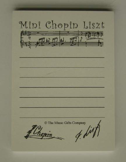 Sticky Pad Mini Chopin Liszt