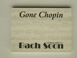 Sticky Pad Gone Chopin… Bach Soon