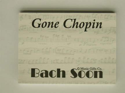 Sticky Pad Gone Chopin… Bach Soon