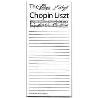 Notepad Chopin Liszt
