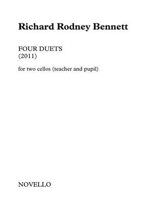Richard Rodney Bennett: Four Duets For Two Cellos - Parts