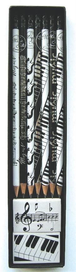 7 Pencils & 2 Erasers Gift Set