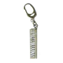 Keyring Pewter Keyboard